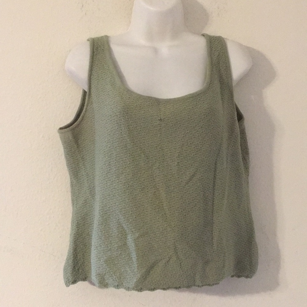St john womens green top size xl